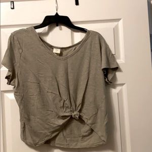 V neck crop top